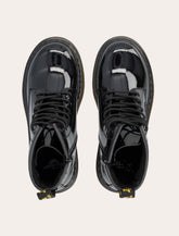 Dr. Martens 1460 J black patent leather lace-up boots for kids -  | Spazio Pritelli