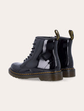 Dr. Martens 1460 J black patent leather lace-up boots for kids -  | Spazio Pritelli