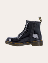 Dr. Martens 1460 J black patent leather lace-up boots for kids -  | Spazio Pritelli