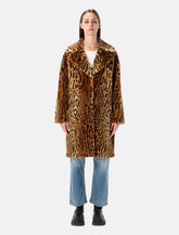 Stand Studio Camille faux fur cocoon coat -  | Spazio Pritelli