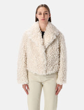 Stand Studio Samara curly faux fur jacket -  | Spazio Pritelli