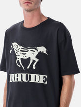 Rhude Dinero graphic cotton t-shirt -  | Spazio Pritelli