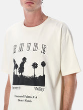 T-shirt in cotone con stampa grafica Thousand Palms Rhude -  | Spazio Pritelli