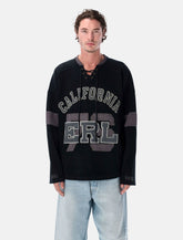 ERL California Hockey jersey in black -  | Spazio Pritelli