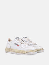 Autry x Maison Mihara Yasuhiro Medalist Low Super Vintage white leather woman's sneakers -  | Spazio Pritelli
