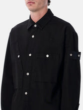 Stone Island bull denim-TC overshirt with bellows pockets -  | Spazio Pritelli