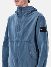Stone Island Avid Light Indigo-TC hooded jacket -  | Spazio Pritelli