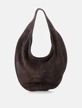 Maeden Market Tote Suede Leather Cocoa -  | Spazio Pritelli