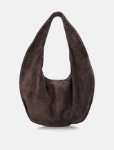 Maeden Market Tote Suede Leather Cocoa -  | Spazio Pritelli