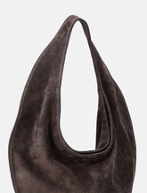 Maeden Market Tote Suede Leather Cocoa -  | Spazio Pritelli