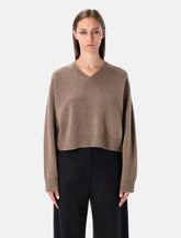 Loulou Anzor Cashmere V-Neck Sweater -  | Spazio Pritelli