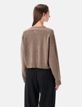 Loulou Anzor Cashmere V-Neck Sweater -  | Spazio Pritelli