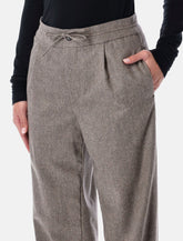 LouLou de Saison Harlem wool-blend flannel trousers -  | Spazio Pritelli
