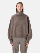 LouLou de Saison Luke wool-cashmere stand collar sweater -  | Spazio Pritelli