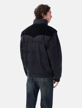Marant Dawson Short Puffer Jacket in Cotton and Velvet -  | Spazio Pritelli