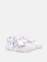 Off-White Slim Out Of Office White Lilac Woman's Sneakers -  | Spazio Pritelli