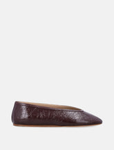 Luna Slippers Auberigne Naplack Leather -  | Spazio Pritelli