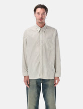 Sunflower Stable striped cotton poplin shirt -  | Spazio Pritelli