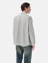 Sunflower Stable striped cotton poplin shirt -  | Spazio Pritelli