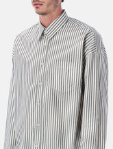 Sunflower Stable striped cotton poplin shirt -  | Spazio Pritelli