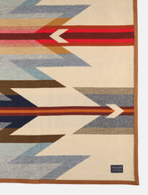 Multicolor acquard wool blanket wyheth trail -  | Spazio Pritelli