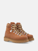Diemme women’s Roccia Vet Gomma cognac leather boots -  | Spazio Pritelli