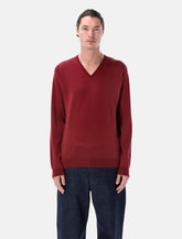 John Smedley Blenheim extra fine merino wool V-neck jumper -  | Spazio Pritelli