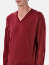 John Smedley Blenheim extra fine merino wool V-neck jumper -  | Spazio Pritelli