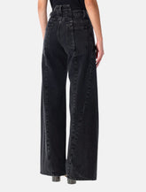 Maison Margiela High-Waisted Wide-Leg Black Jeans -  | Spazio Pritelli