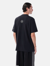 Y-3 NBHD oversized black cotton logo t-shirt -  | Spazio Pritelli