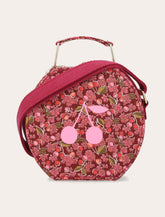 Bonpoint Jadore suitcase bag in red liberty organic cotton -  | Spazio Pritelli