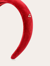 Cerchietto in velluto rosso con charm ciliegia di Bonpoint -  | Spazio Pritelli