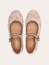 Ella leopard print leather Mary Janes Bonpoint for girl -  | Spazio Pritelli