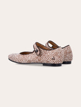 Ella leopard print leather Mary Janes Bonpoint for girl -  | Spazio Pritelli