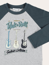 T-Shirt Bonpoint da bambino Guri in cotone biologico con stampa chitarra -  | Spazio Pritelli