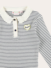 Bonpoint Girl – Juanna Organic Cotton Striped Polo Sweater -  | Spazio Pritelli