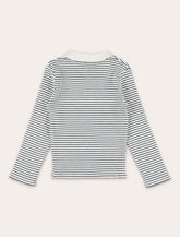 Bonpoint Girl – Juanna Organic Cotton Striped Polo Sweater -  | Spazio Pritelli
