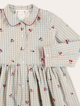 Bonpoint Janessa girl's dress with cherry embroidery -  | Spazio Pritelli