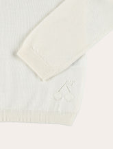 Bonpoint Girl – Brynja Wool Sweater with Embroidered Collar -  | Spazio Pritelli