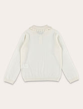 Bonpoint Girl – Brynja Wool Sweater with Embroidered Collar -  | Spazio Pritelli