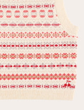 Gilet Bonpoint da bambina Jetlana in lana con motivo jacquard Fair Isle -  | Spazio Pritelli
