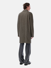A.P.C. Prince of Wales Wool Coat -  | Spazio Pritelli