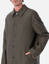 A.P.C. Prince of Wales Wool Coat -  | Spazio Pritelli