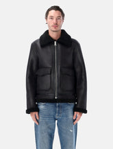 Tommy giacca in ecopelliccia con colletto in montone A.P.C. -  | Spazio Pritelli