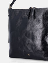 A.P.C. Vera Crinkle Leather Shoulder Bag -  | Spazio Pritelli
