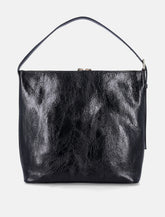 A.P.C. Vera Crinkle Leather Shoulder Bag -  | Spazio Pritelli