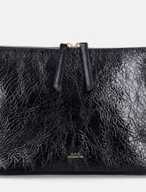 A.P.C. Vera Crinkle Leather Shoulder Bag -  | Spazio Pritelli