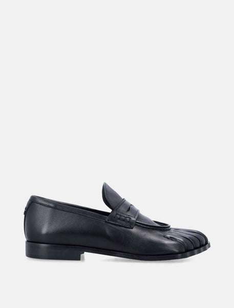 coperni ローファー Coperni black 5T leather mocassin | Spazio Pritelli