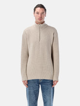 Colorful Standard recycled merino wool quarter zip sweater -  | Spazio Pritelli