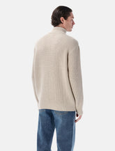 Colorful Standard recycled merino wool quarter zip sweater -  | Spazio Pritelli